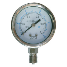 Manomètre de pression de cylindre en acier